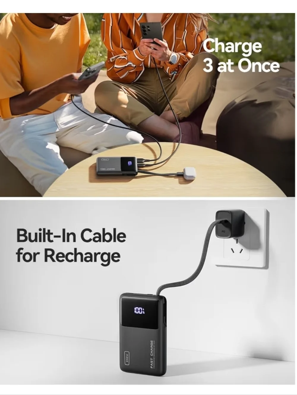 1000mAh Portable Power Bank